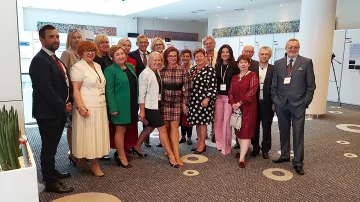 Uczestnicy Konferencji Pacjentów towarzyszącej XXVIII Zjazdowi PTHiT, Łódź, 14 września 2019 r.